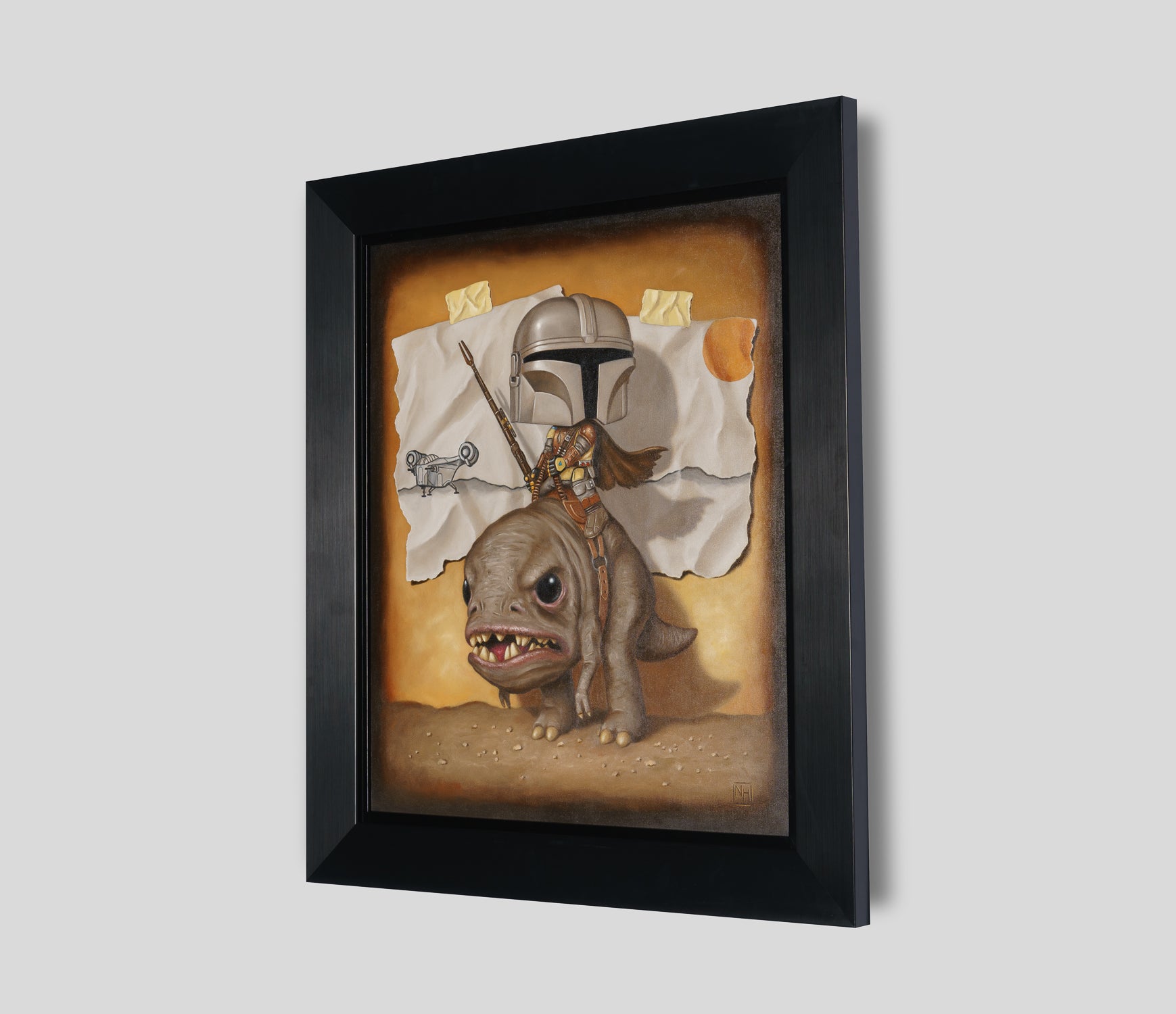 NHU ORI POR 25693 2 Mandalorian Blurrg Rider 