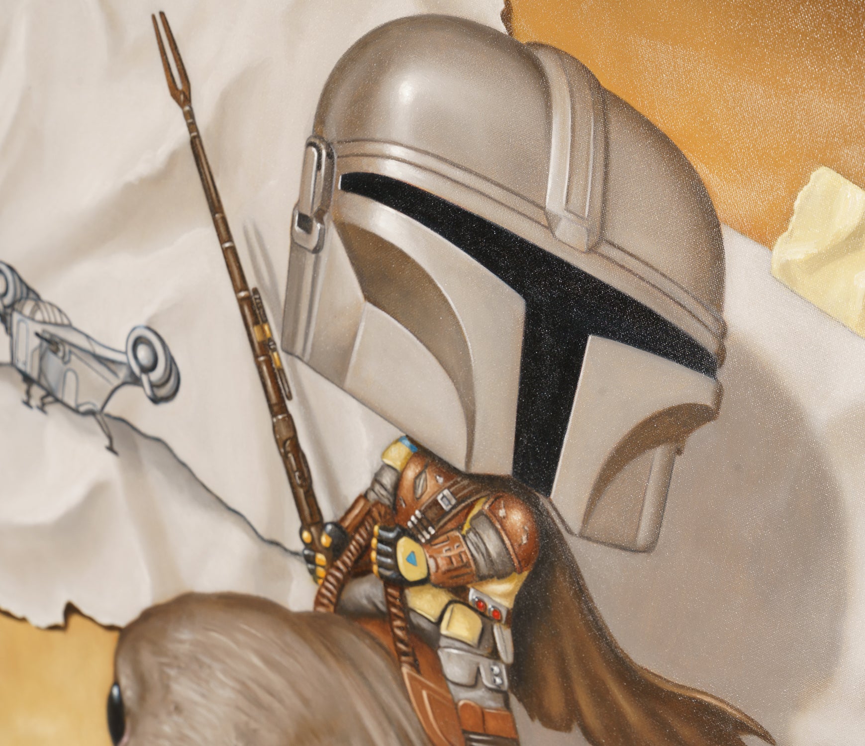 NHU ORI POR 25693 5 Mandalorian Blurrg Rider 