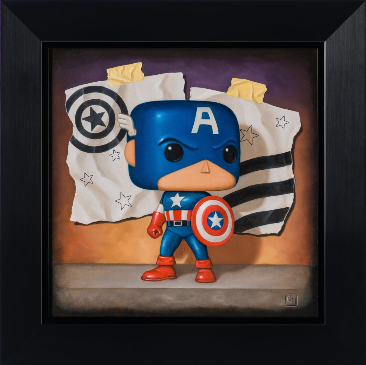 NHU ORI POR 30140 30 Captain America   All American Hero 