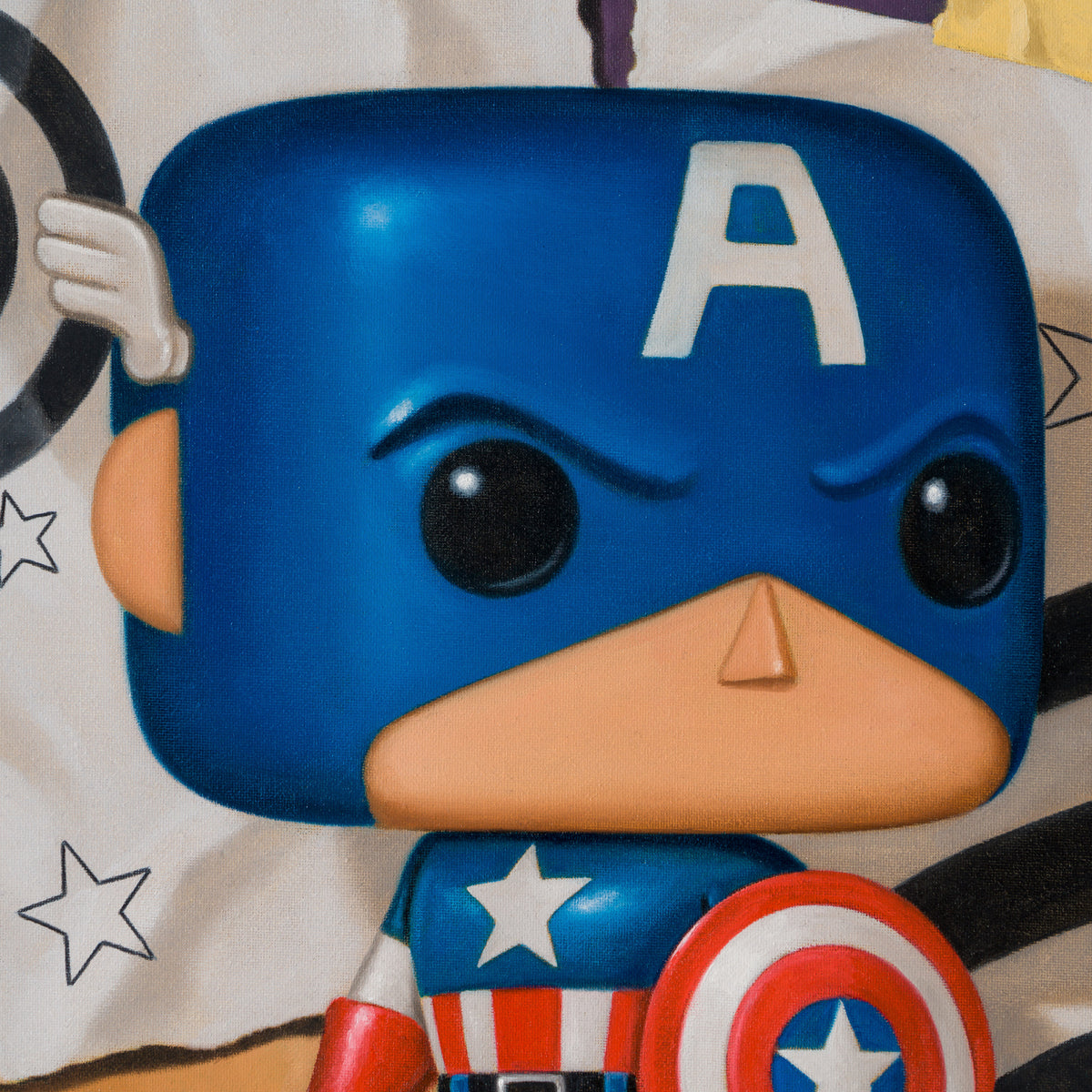 NHU ORI POR 30140 4 Captain America   All American Hero 