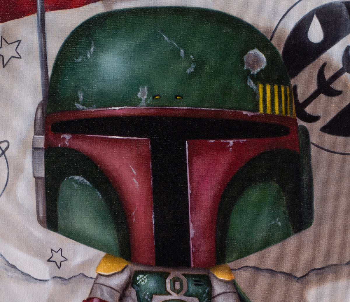 NHU SLE POR 25602 6 Boba Fett  Boxed Canvas 