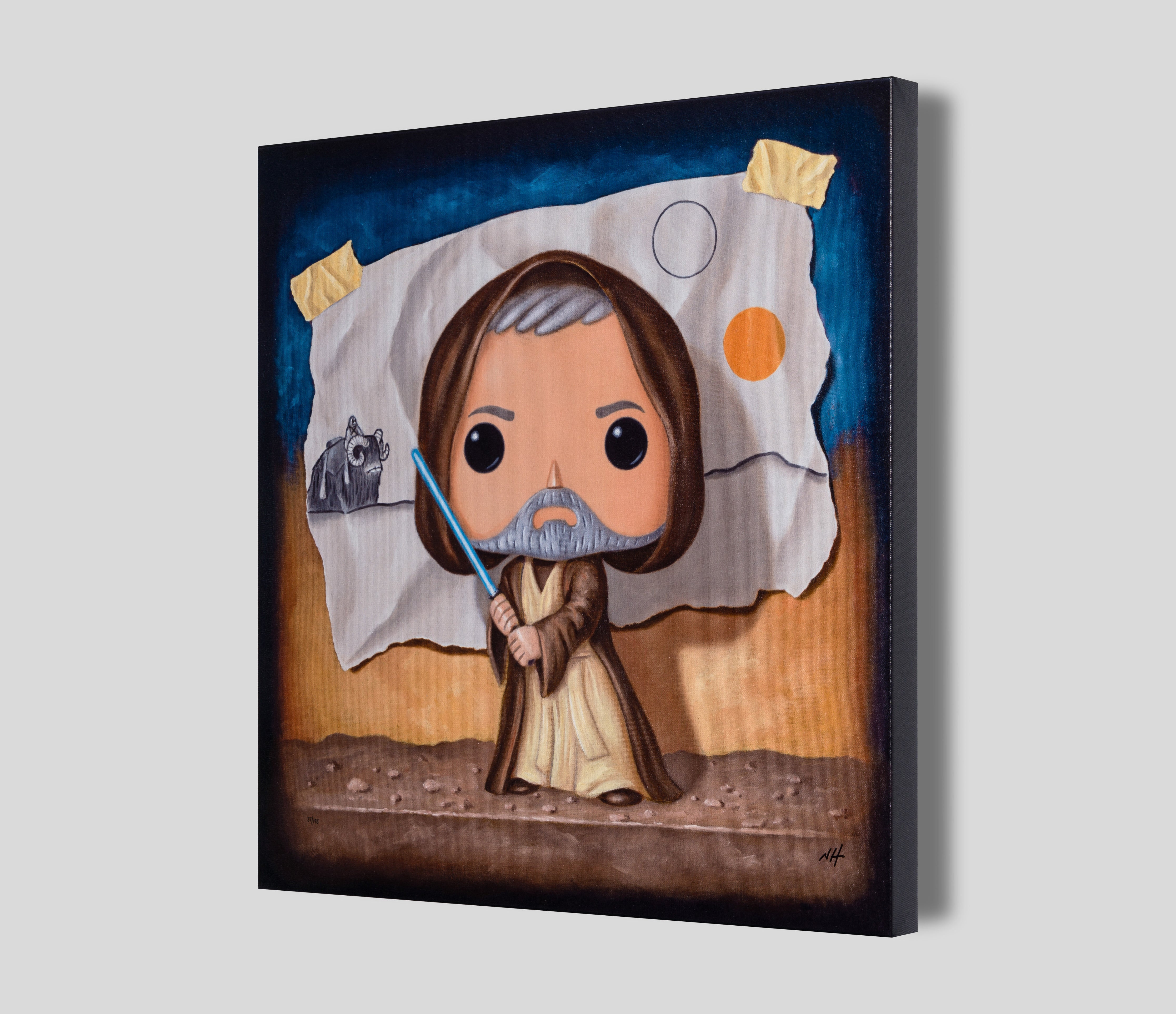 NHU SLE POR 25604 2 Obi Wan  Boxed Canvas 