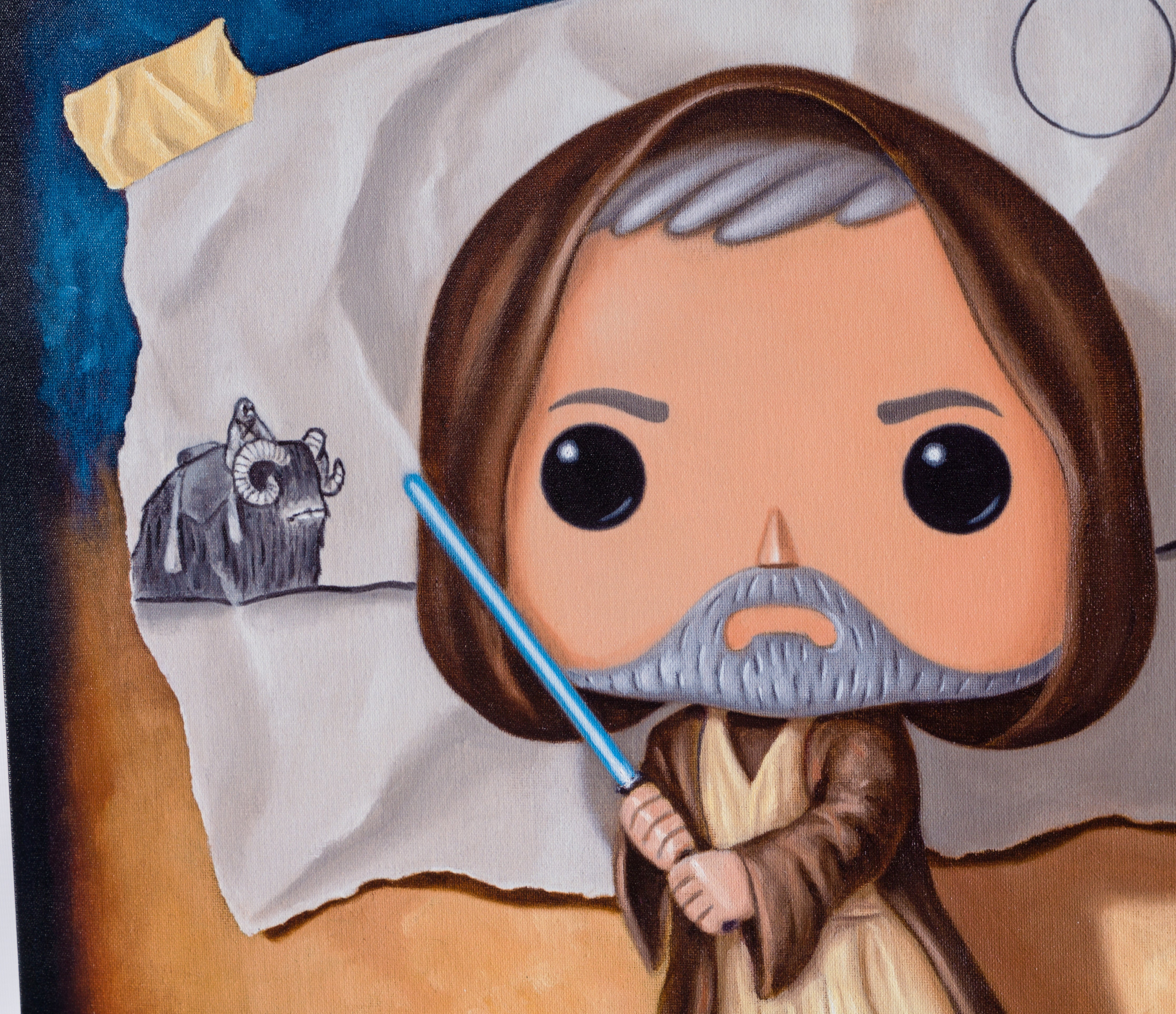 NHU SLE POR 25604 6 Obi Wan  Boxed Canvas 