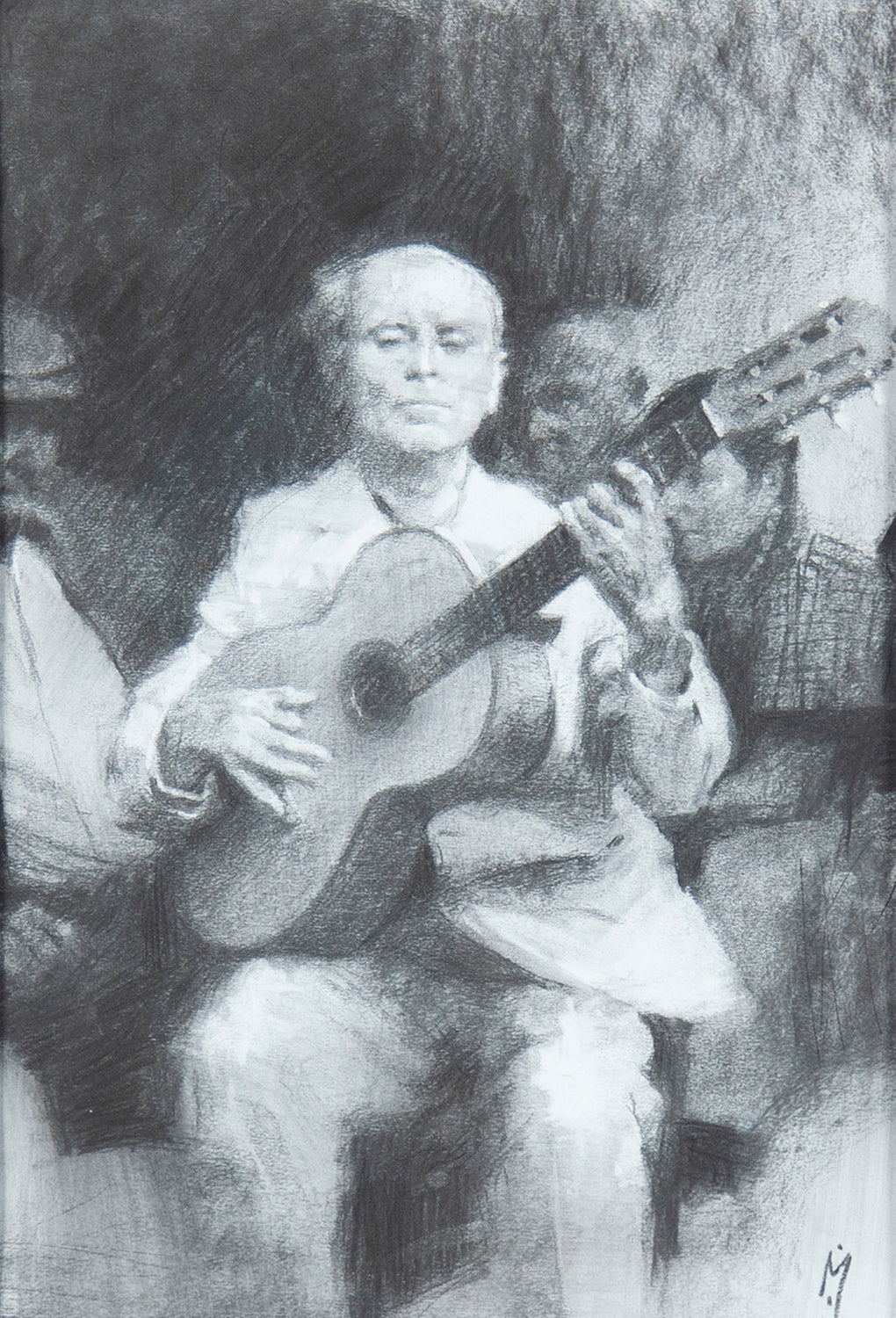 NMA ORI POR 09378 3 Guitar Player 