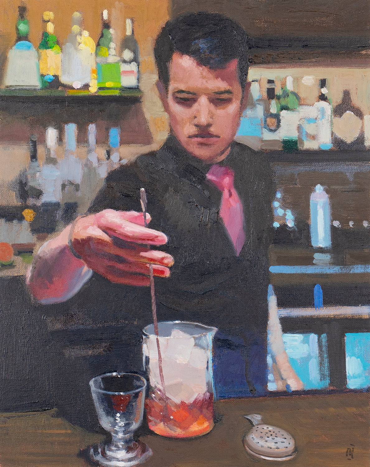 NMA ORI POR 24488 3 Pink Tie 