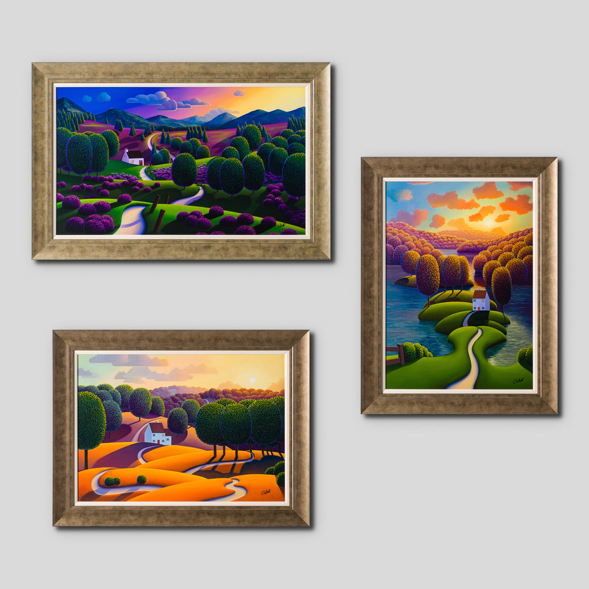 PCO Framed set of three 
