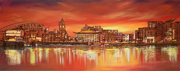 PKE   Cardiff Sunset