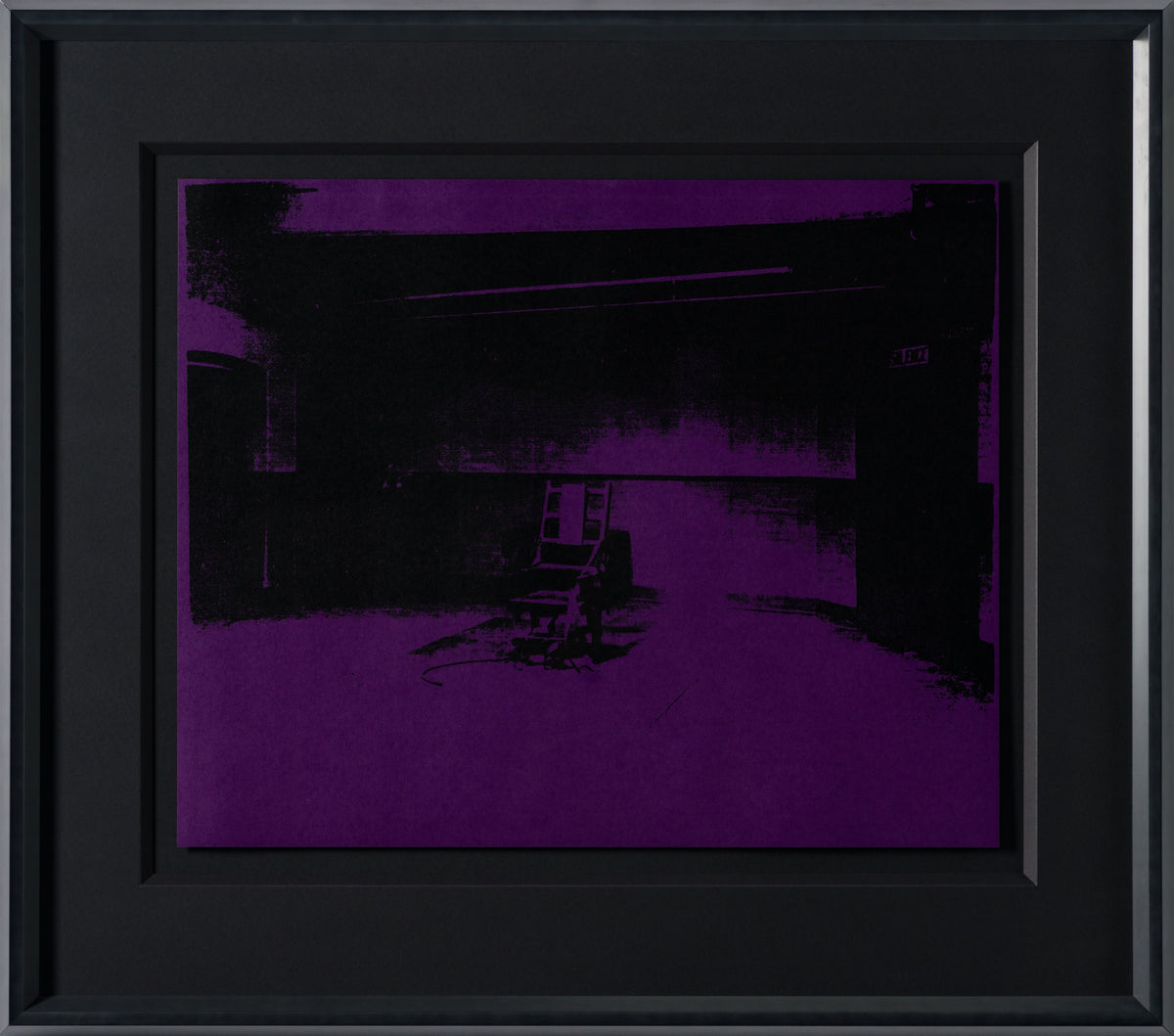 PSE SIL POR 21302 30 Little Electric Chair   Dioxazine Purple 