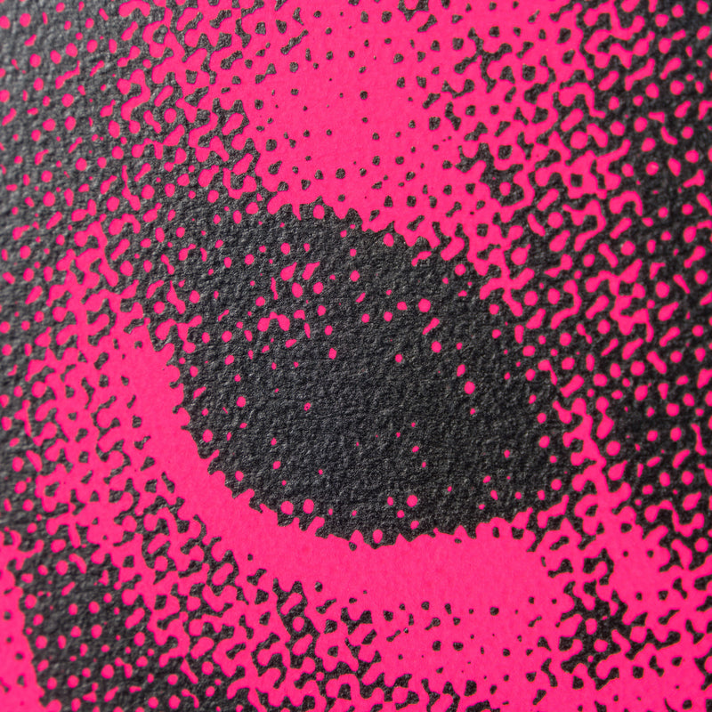 PSE SIL POR 25257 5 Cow IV  Fluorescent Pink On Fluorescent Yellow 