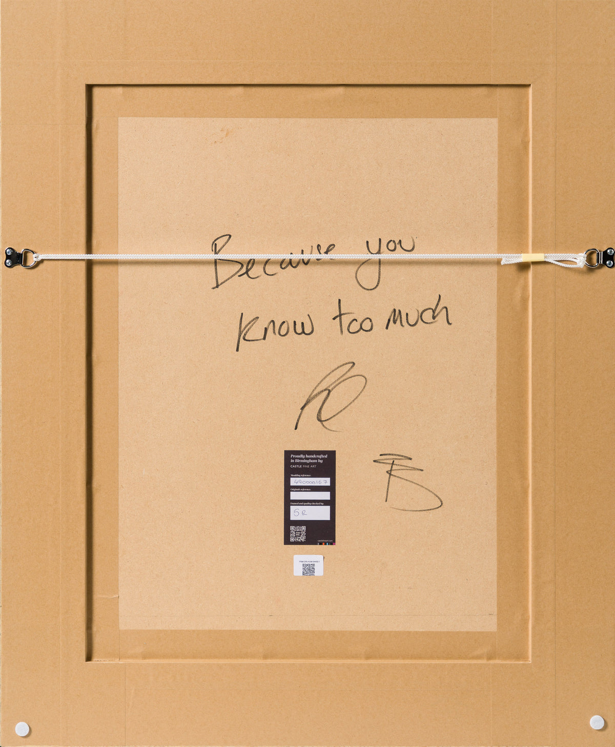 Product image 3 for peter-smith-because-you-know-too-much-oil-original