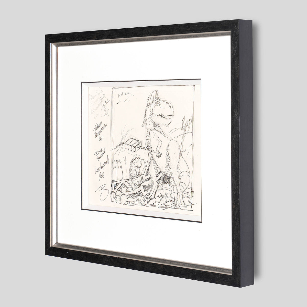 The British Empires Tenpenny Britannisaurus Rex (Sketch)