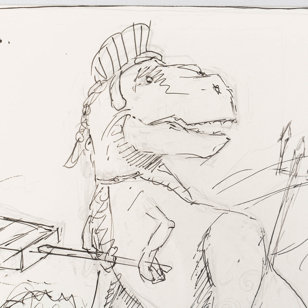 The British Empires Tenpenny Britannisaurus Rex (Sketch)