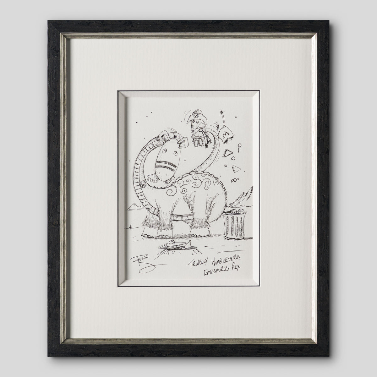 PSM ORI SKT 21557 Thrupenny Womblesaurus Eatasaurus Rex 1 