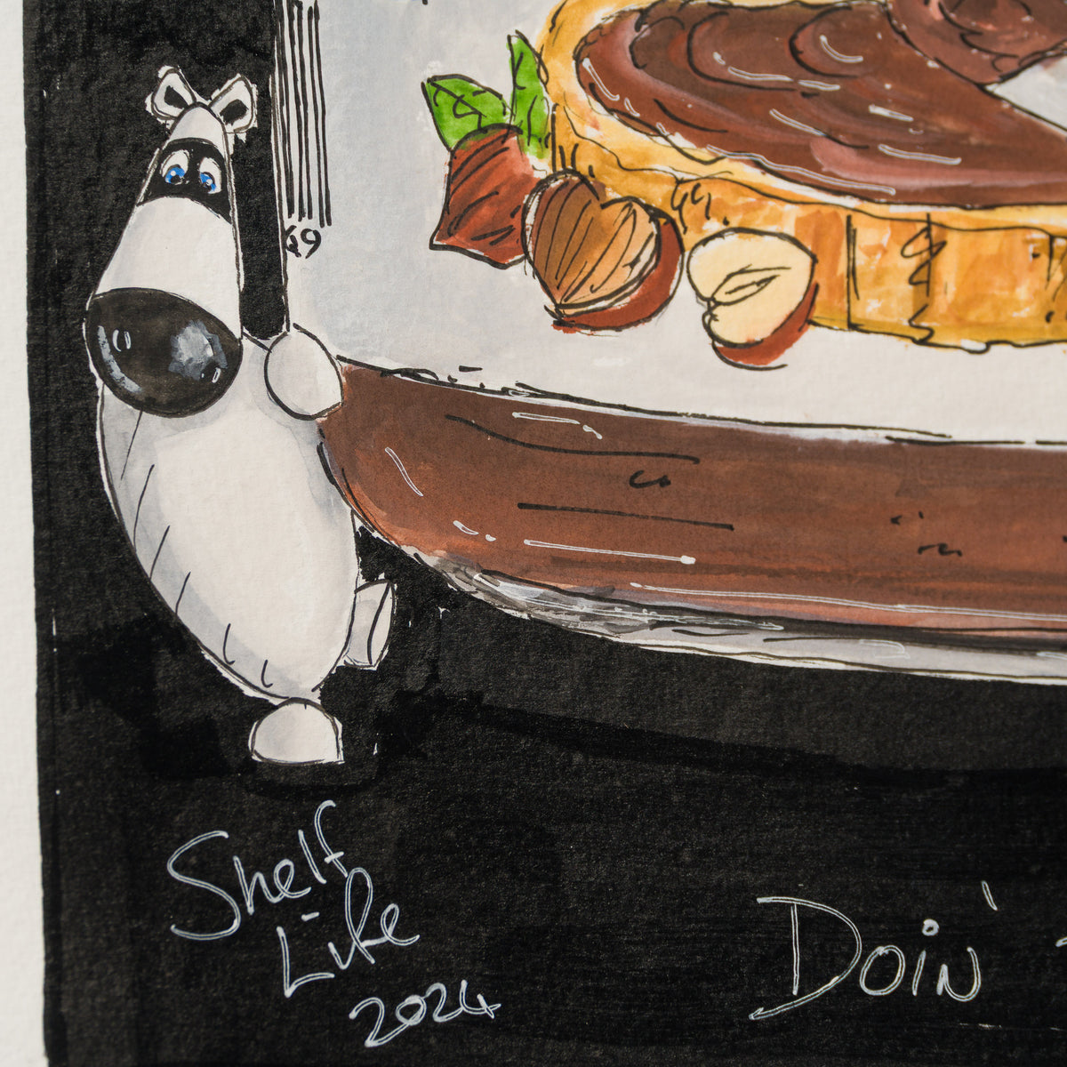 Product image 2 for peter-smith-doin-time-gouache-original