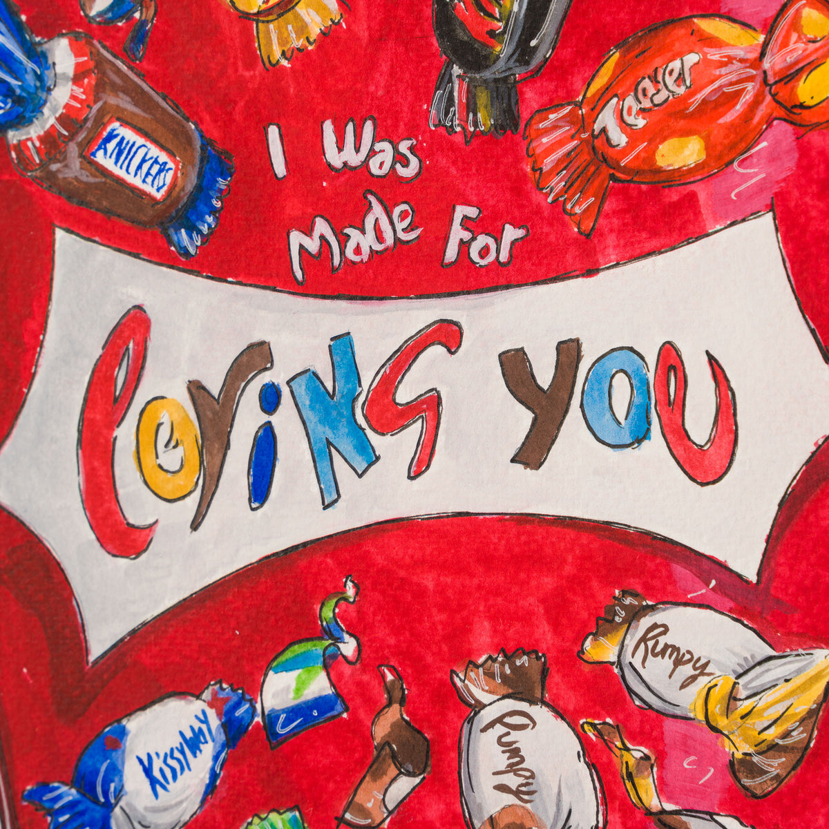 Product image 2 for peter-smith-drop-your-snickers-gouache-original