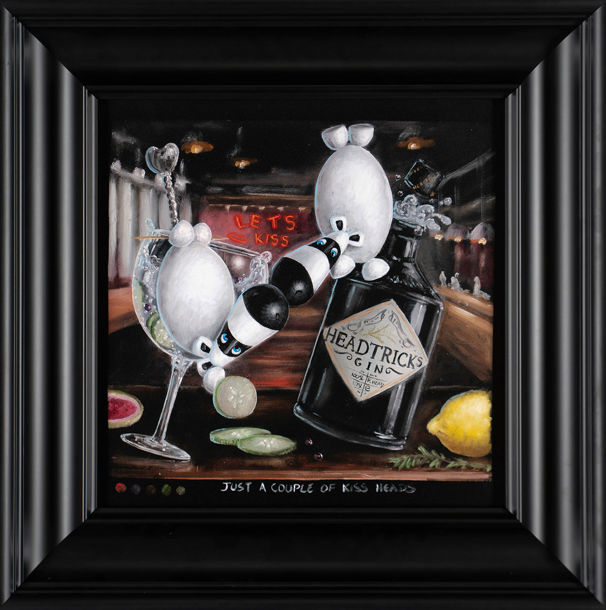 PSM SLE HUM 27660 4 Just a Couple of Kiss Heads 