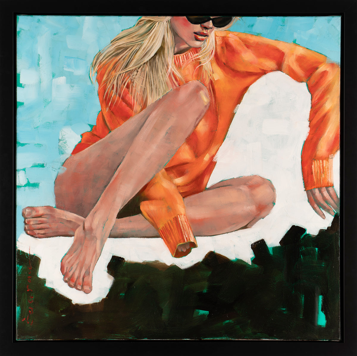 PTA ORI POR 28115 4 Le Pull Orange 