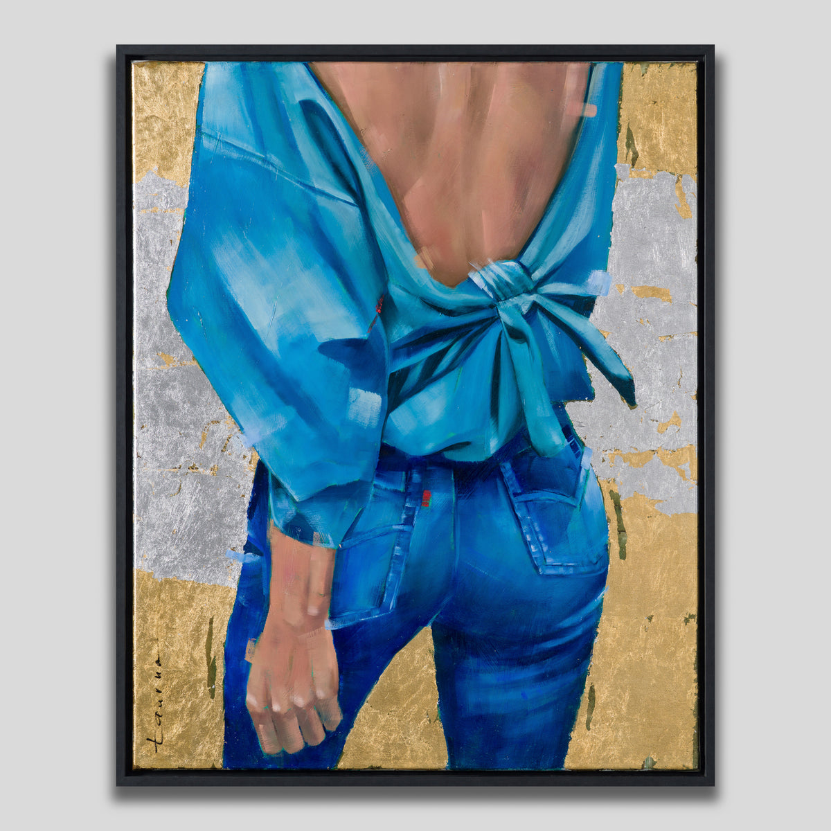 PTA ORI POR 29354 1 Bleu Et Or 