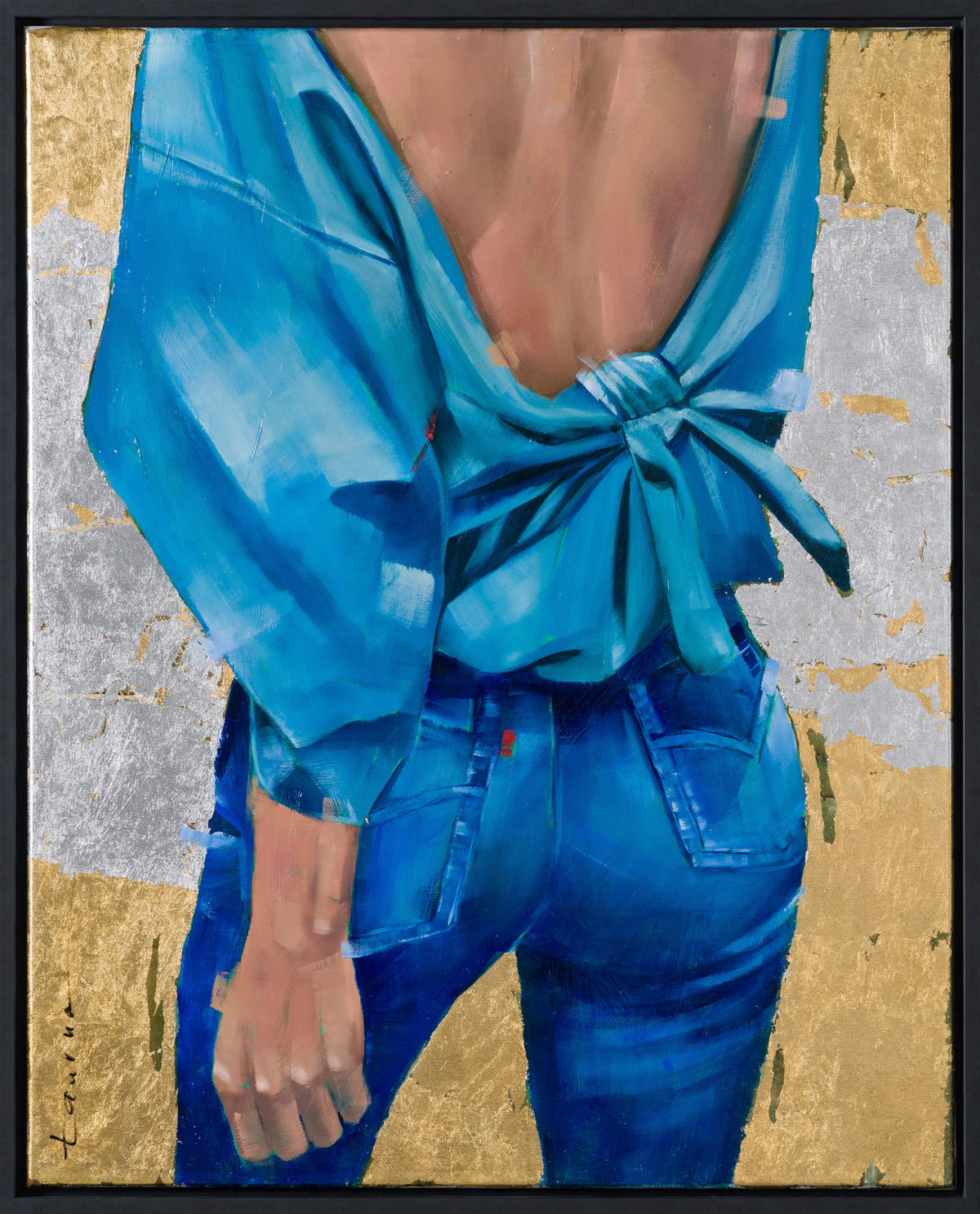 PTA ORI POR 29354 30 Bleu Et Or 