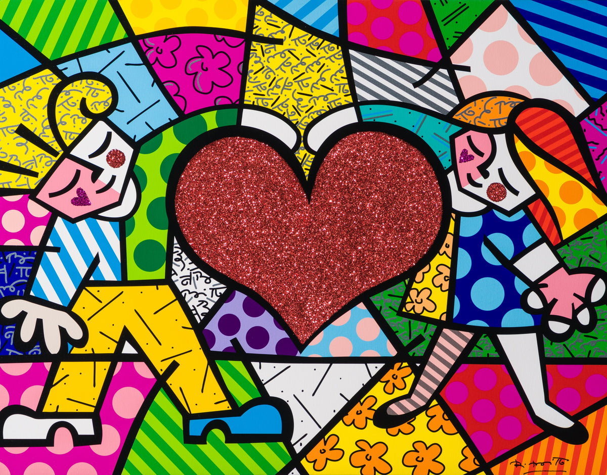 RBR SLE HUM 18243 31 Big Heart   Hand Embellished ARW 