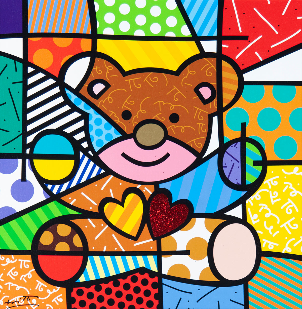 RBR SLE HUM 25828 3 Happy Bear 