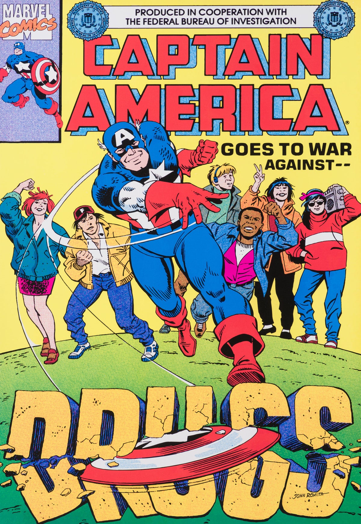 ROM Captain America Goes to War Against Drugs 31 