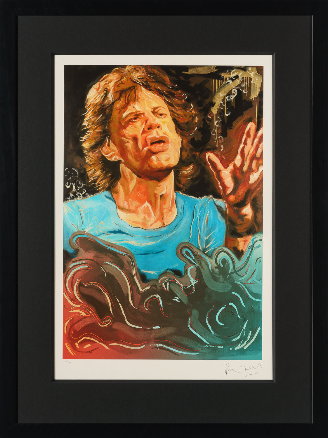 RWO SLE POR 94494 4 The Blue Smoke Suite   Mick   Giclee on Paper Edition 