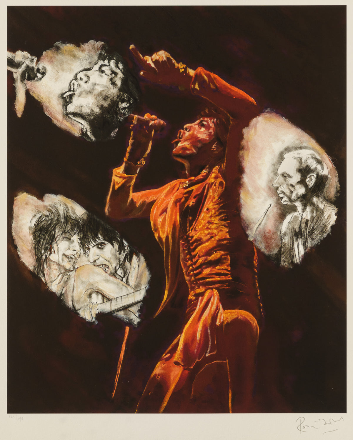 RWO SLE POR 94498 3 Stones Raw Panels I   Giclee on Paper Edition 