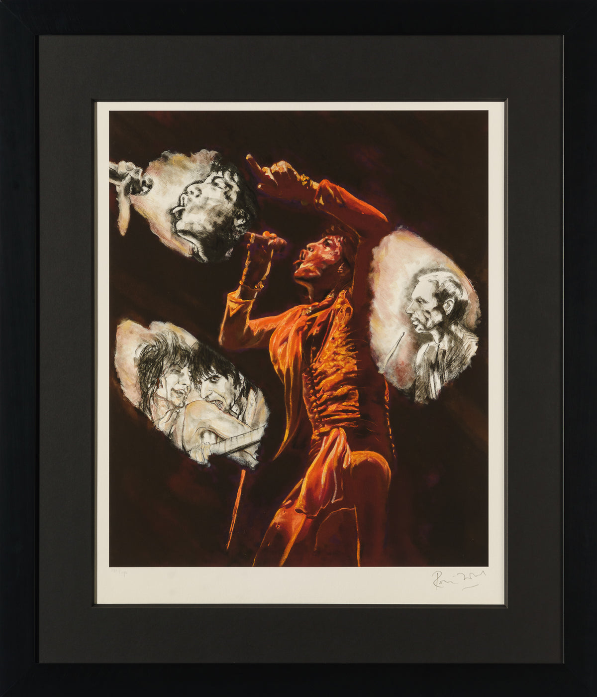 RWO SLE POR 94498 4 Stones Raw Panels I   Giclee on Paper Edition 