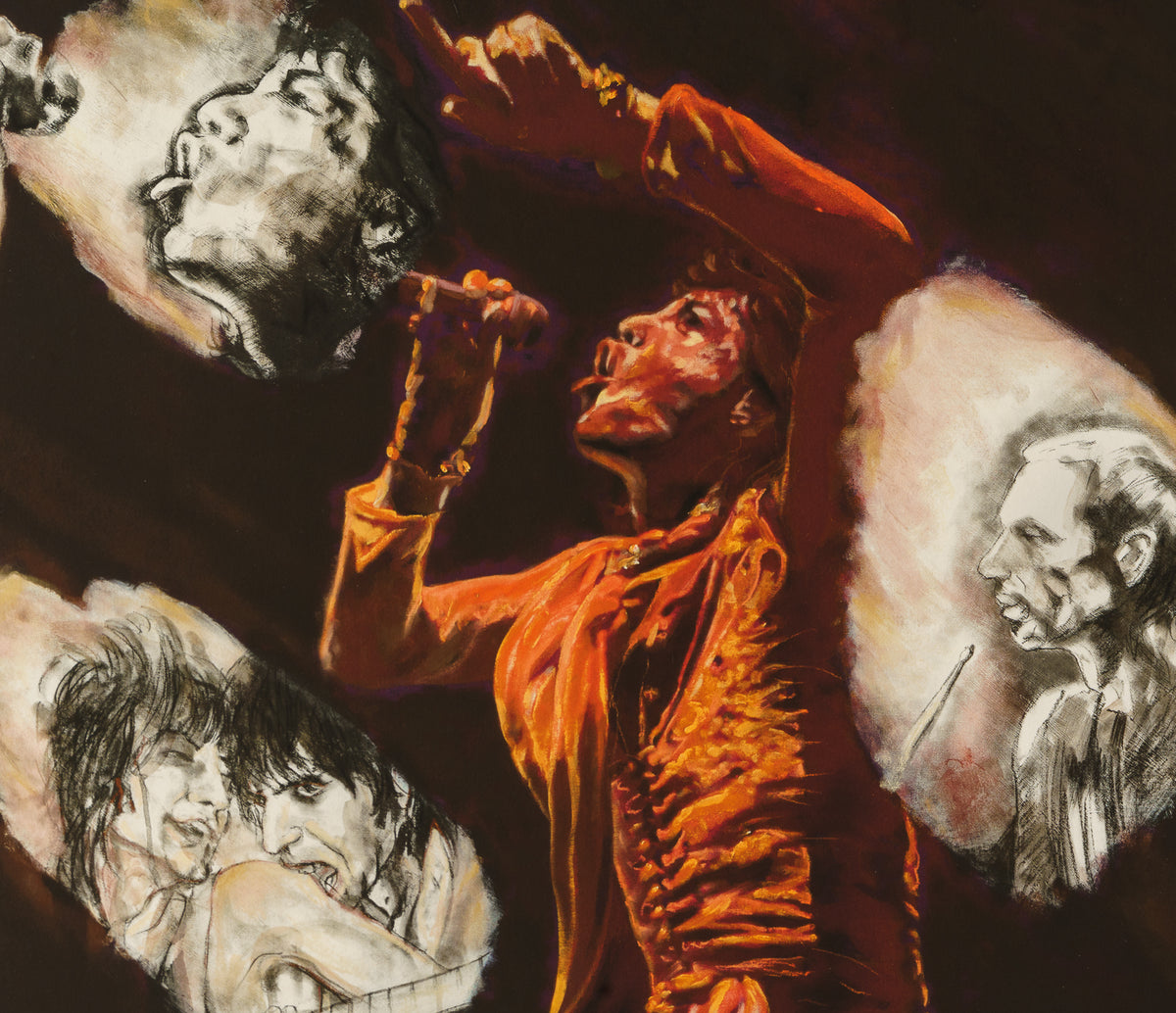 RWO SLE POR 94498 7 Stones Raw Panels I   Giclee on Paper Edition 