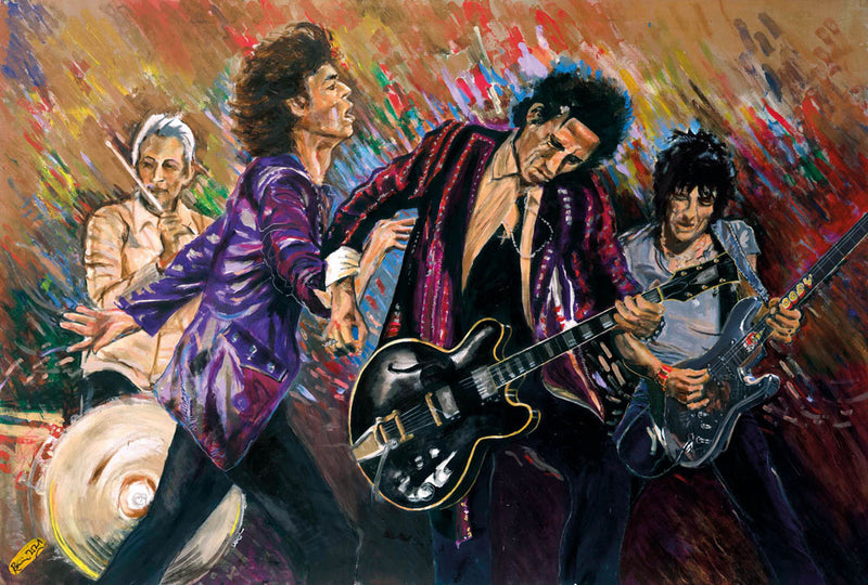 The Stones on Stage - Got Me Rockin' - Boxed Canvas Edition