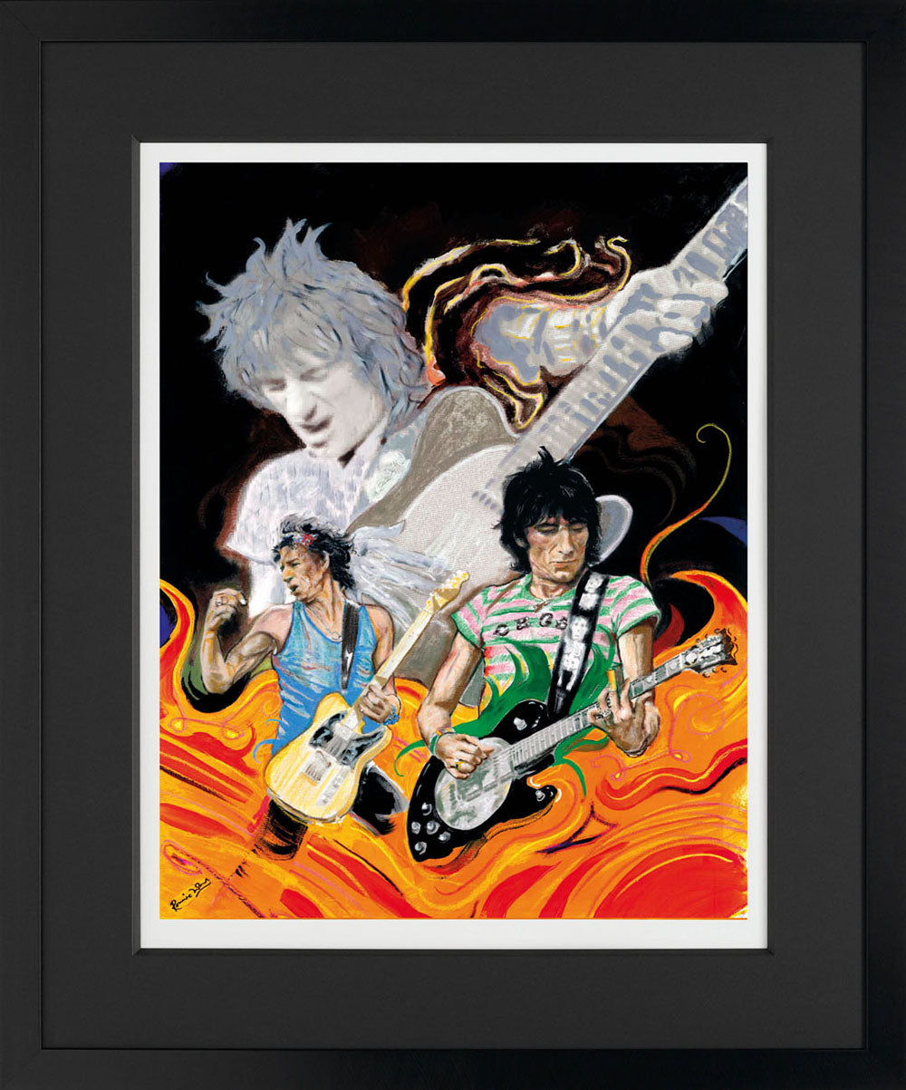 rwo the famous flames black limo f paper