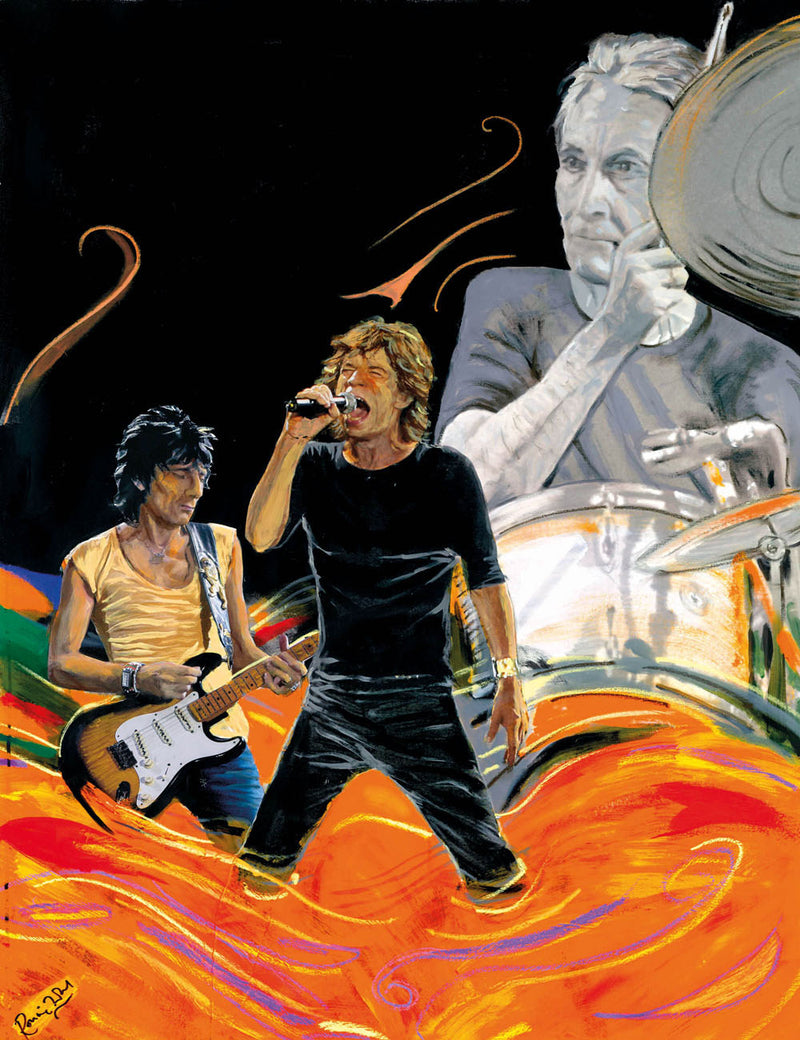 The Famous Flames - Hi Hat - Giclee on Paper Edition