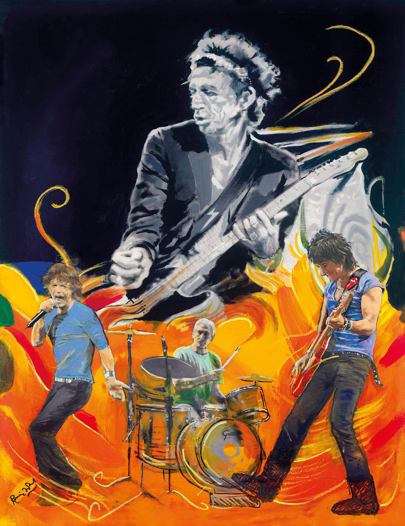 The Famous Flames - Wah Wah - Boxed Canvas Edition