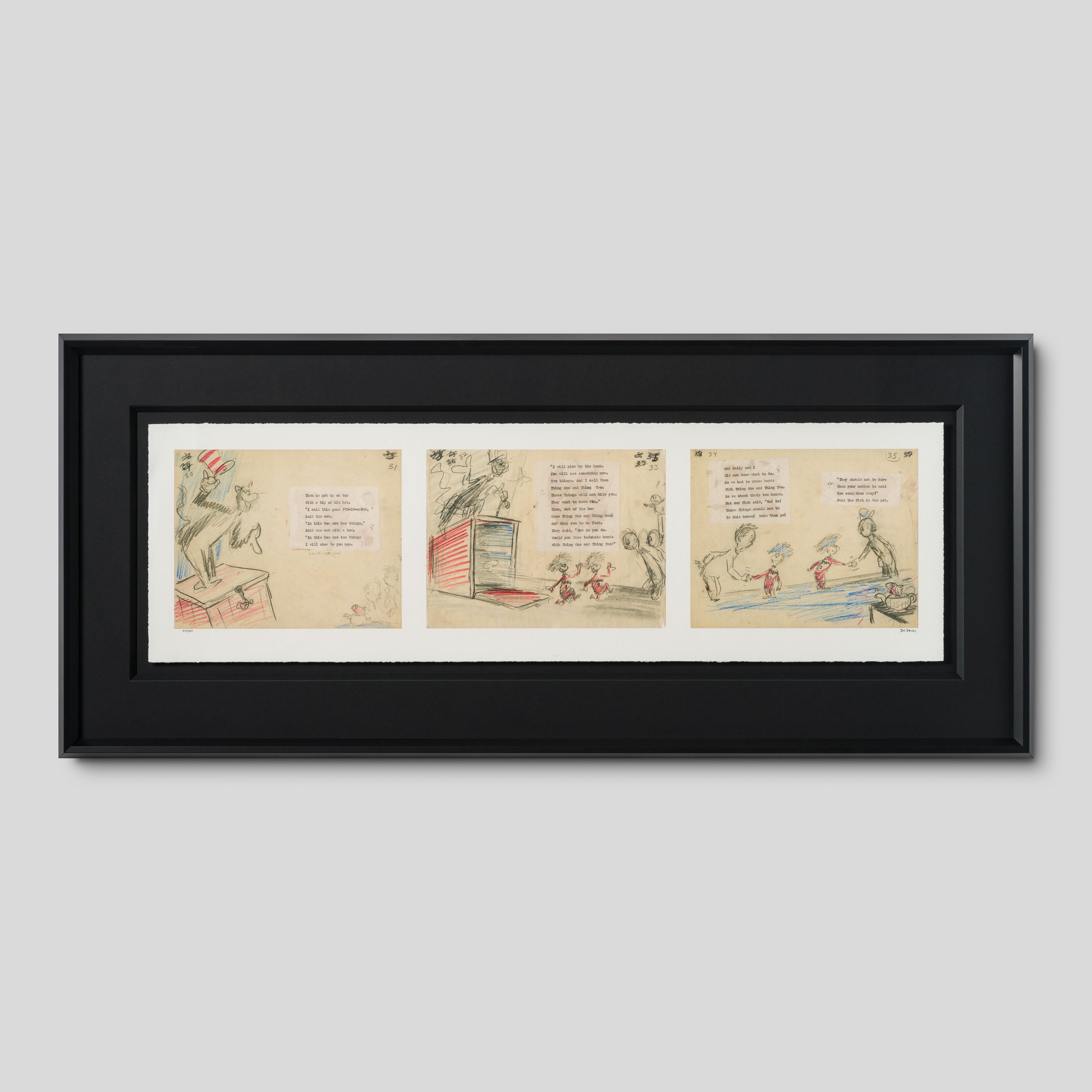 SEU Out of the box came thing two and thing one   Triptych 1 