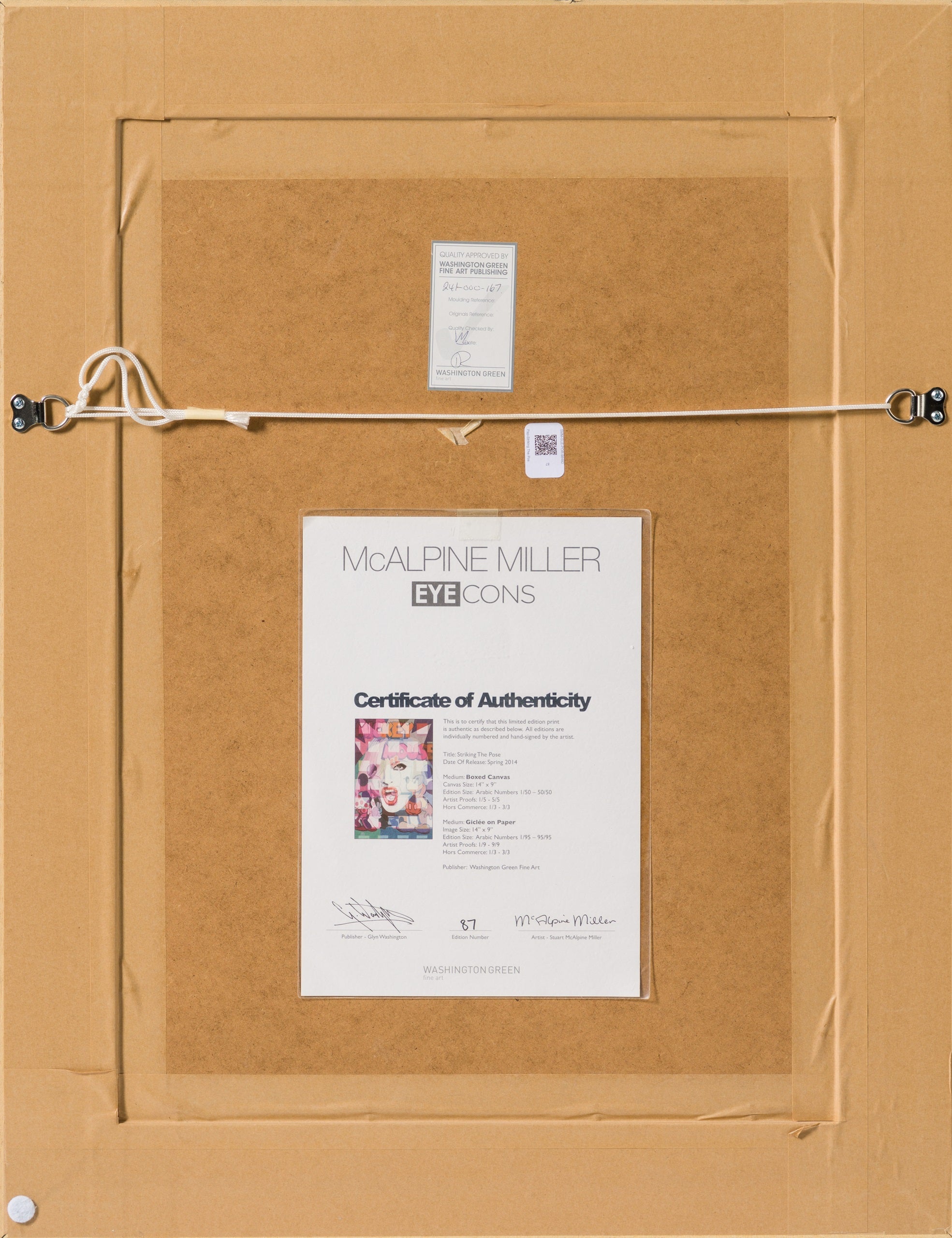 SMM SLE POR 98482 6 Striking The Pose   Giclee On Paper 