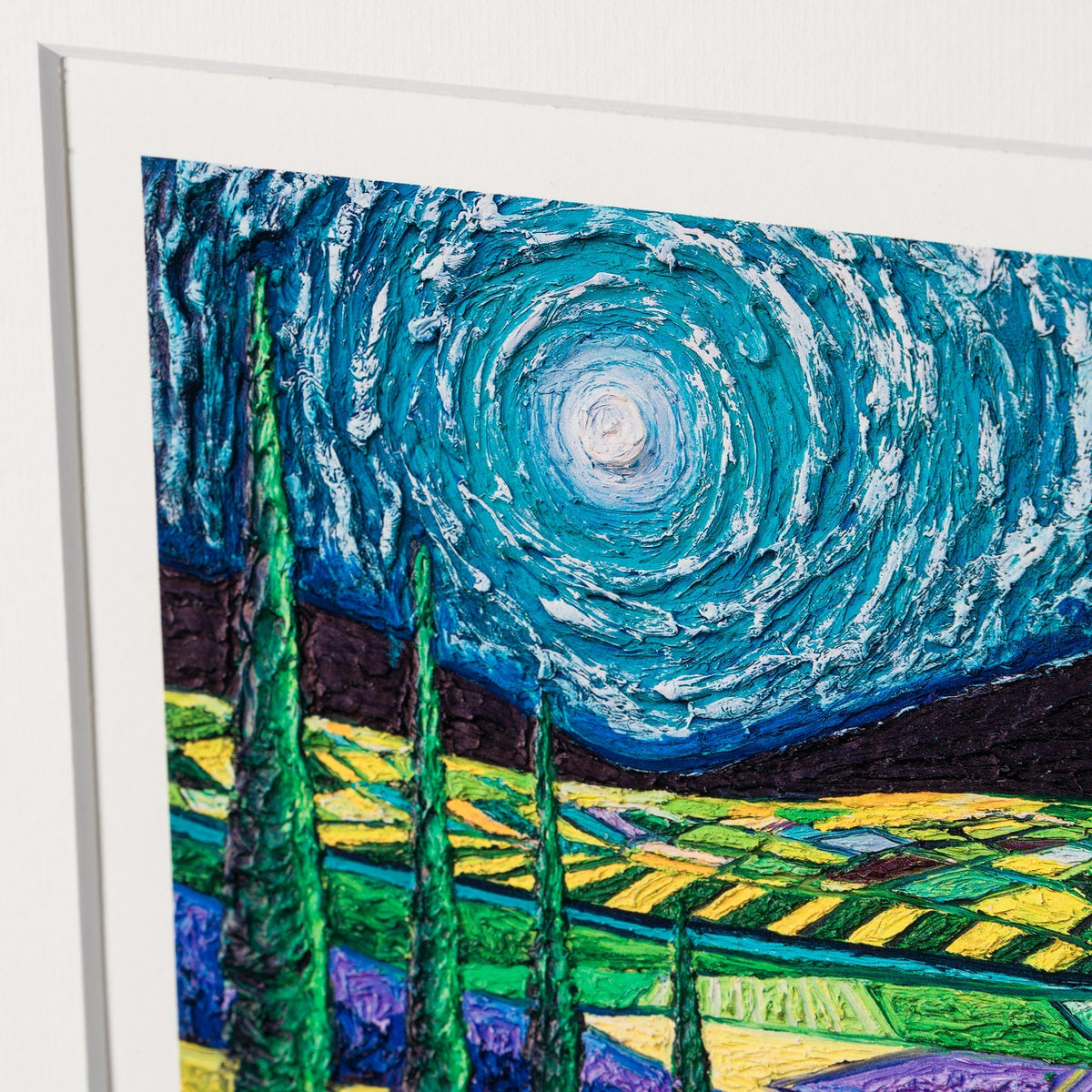 SRA 5 Sunflowers amongst Cypress Trees 