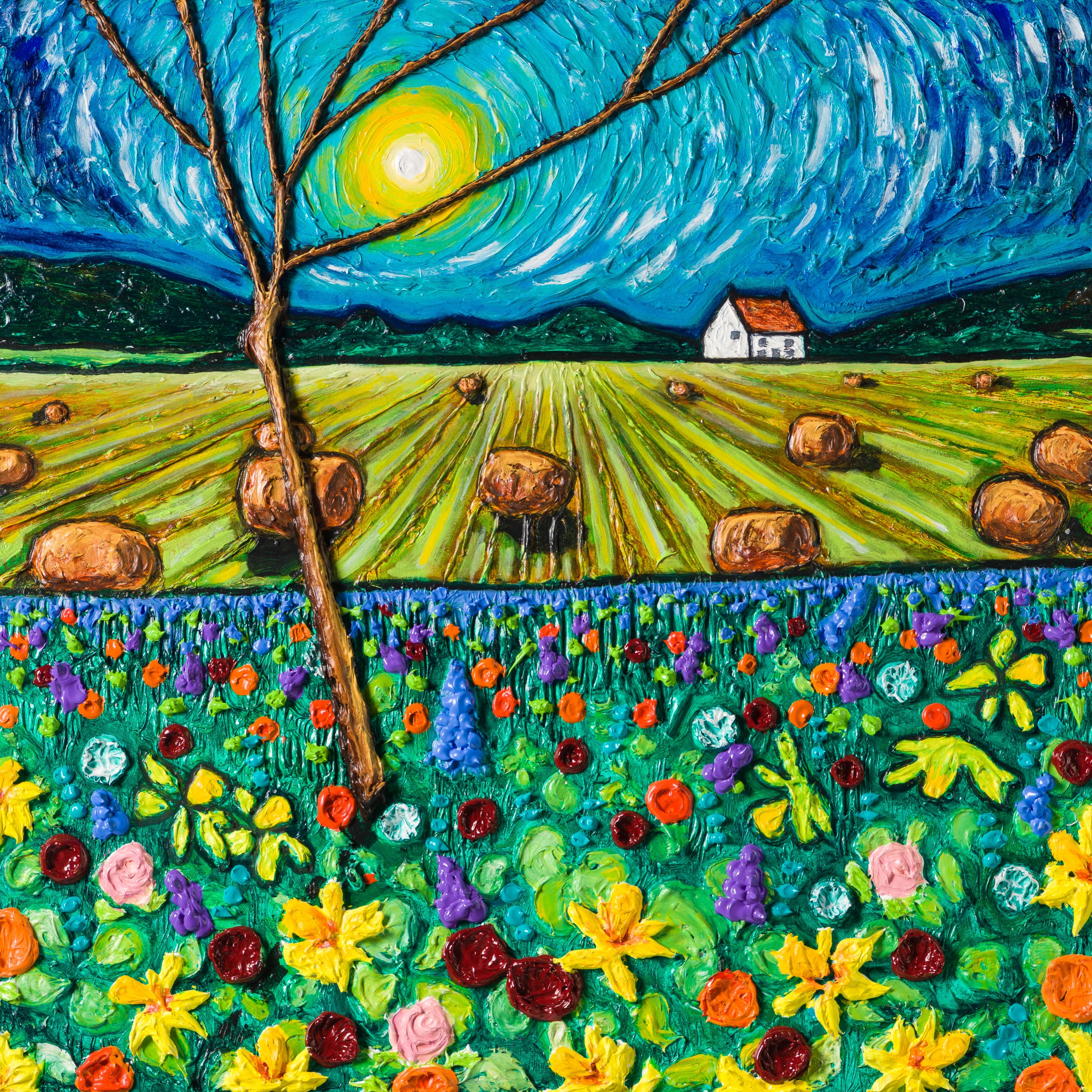 SRA ORI LAN 30484 31 Wildflowers Overlooking Hayfield 