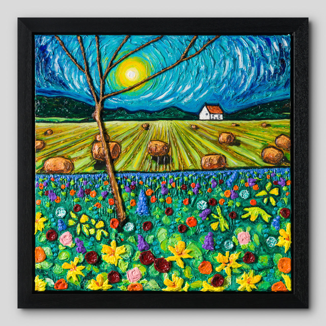 SRA ORI LAN 30484 TN Wildflowers Overlooking Hayfield 