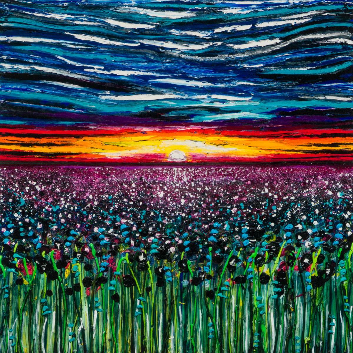 SRA SLE LAN 14985 3 Man and Shadow Meet   Giclée On Paper 