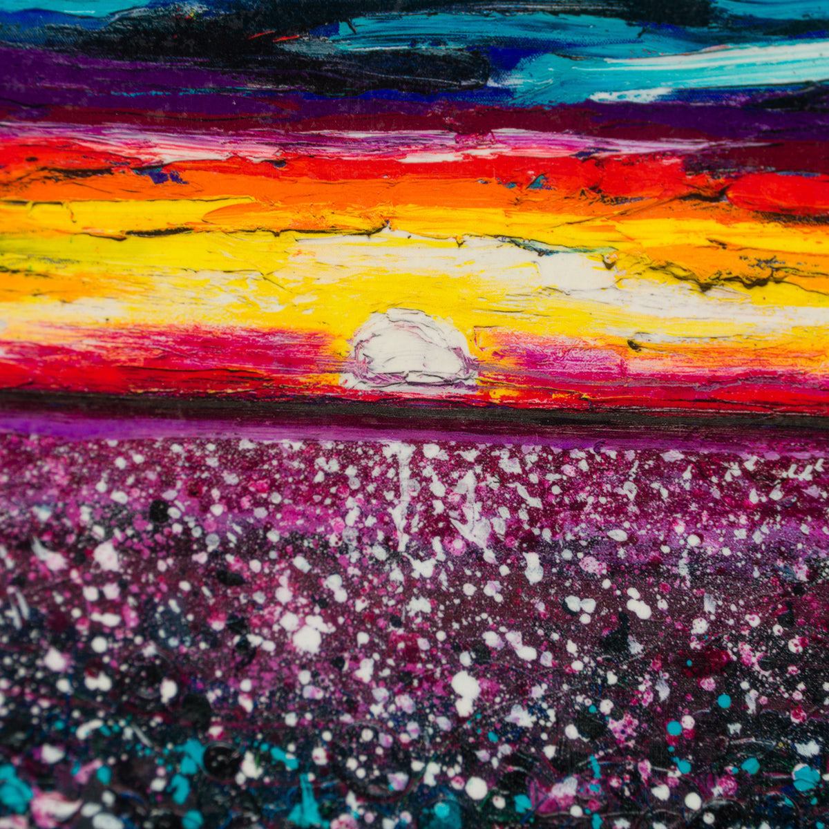 SRA SLE LAN 14985 8 Man and Shadow Meet   Giclée On Paper 