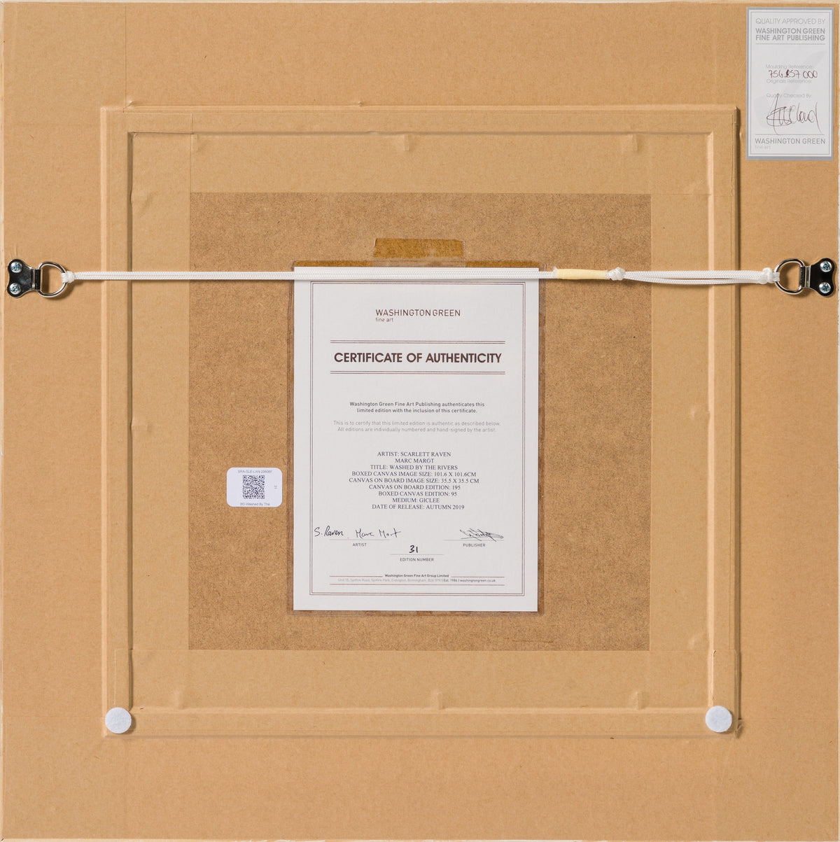 SRA SLE LAN 20606 6 Washed By The Rivers   Canvas On Board 