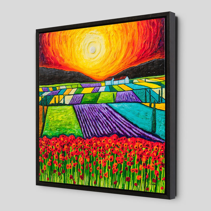 SRA SLE LAN 30195 2 Sunset on Poppy Field (box) 