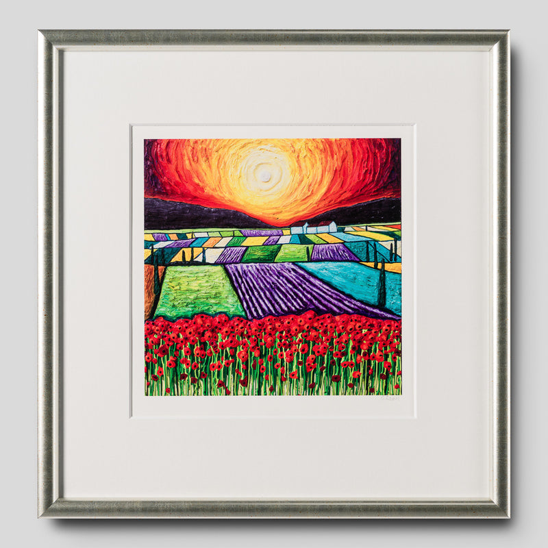 SRA TN Sunset on Poppy Field 