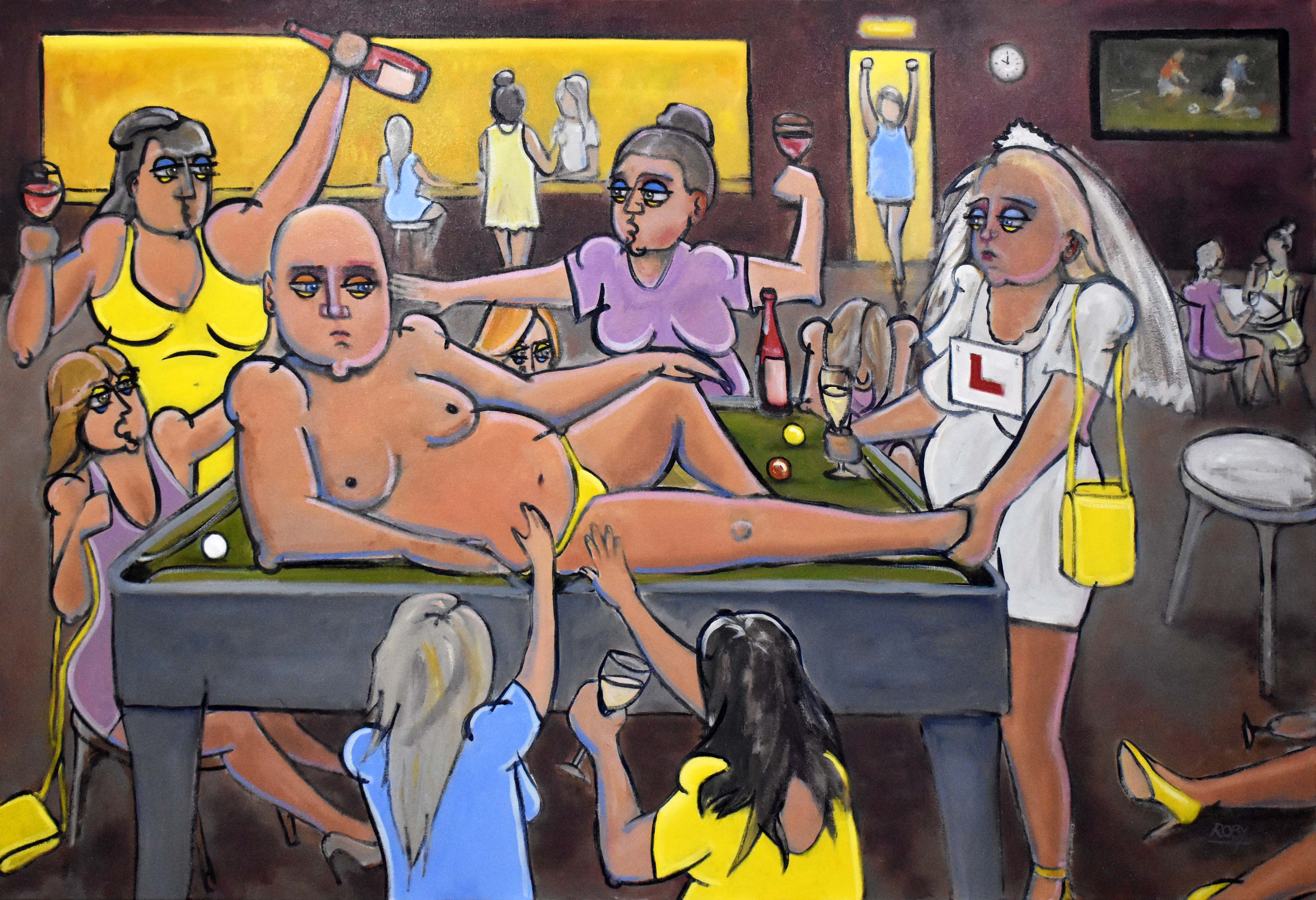 SRO ORI The Hen Party 100 x 150 cm s 