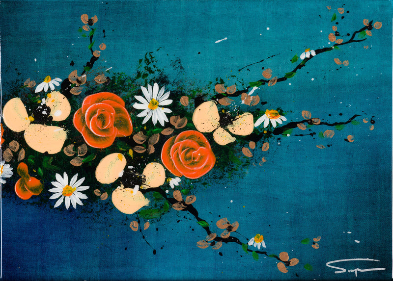SSI Dancing Petals Study I 10”x14” 