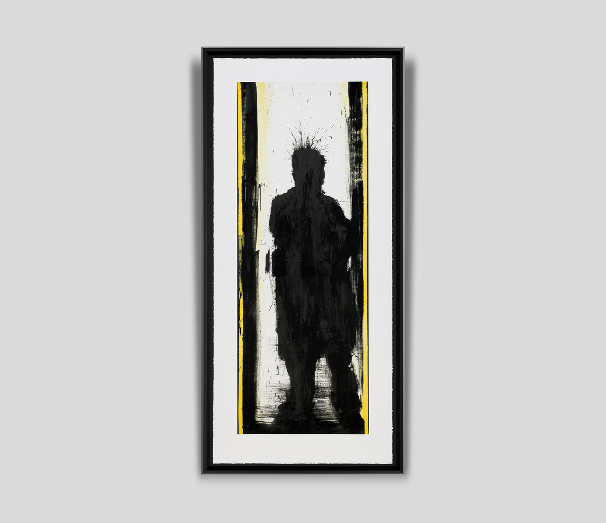 Standing Shadowman Black and Yellow PI 