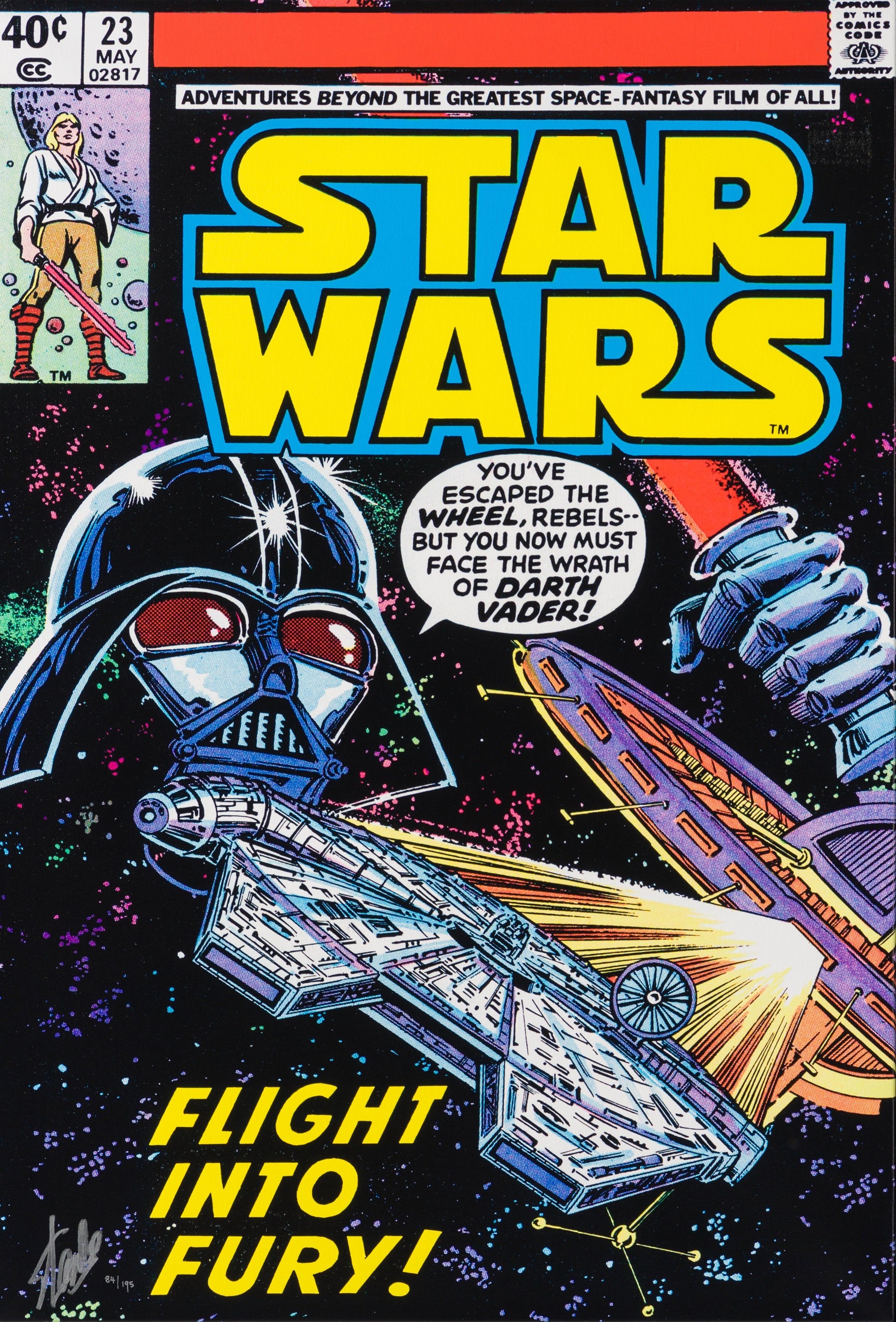 STL SLE HUM 05264 31 Star Wars #23   Flight Into Fury   Box Canvas 