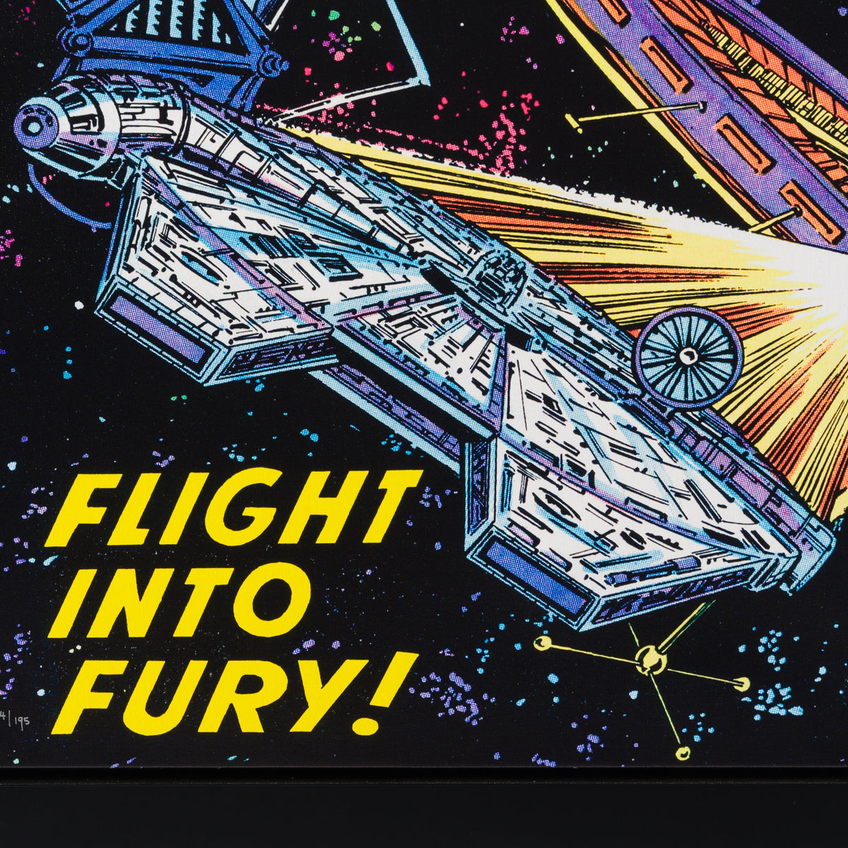 STL SLE HUM 05264 5 Star Wars #23   Flight Into Fury   Box Canvas 