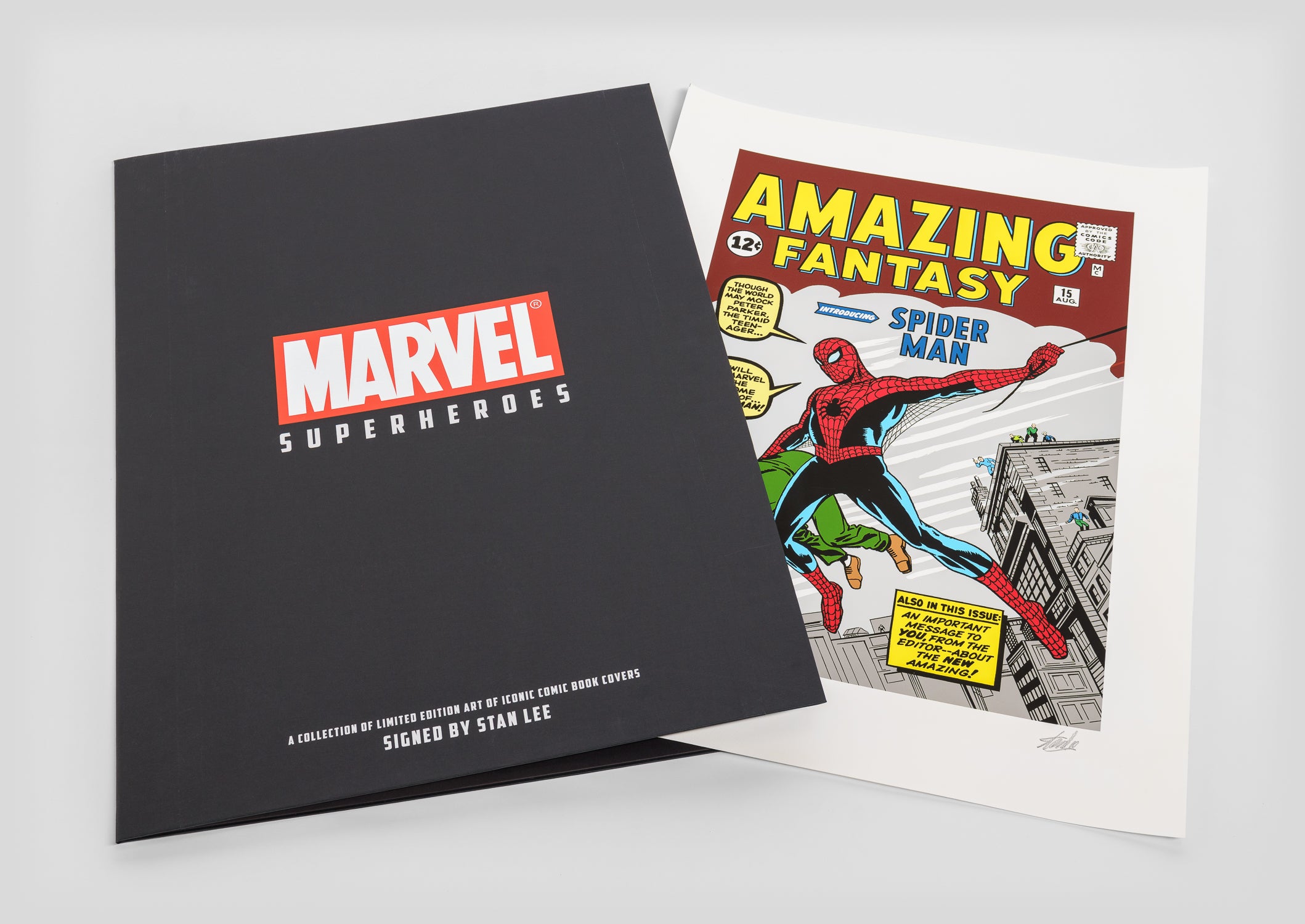 STL SLE HUM 27943 1 Marvel Superheroes   Portfolio of 6 Giclee on Paper Editions 